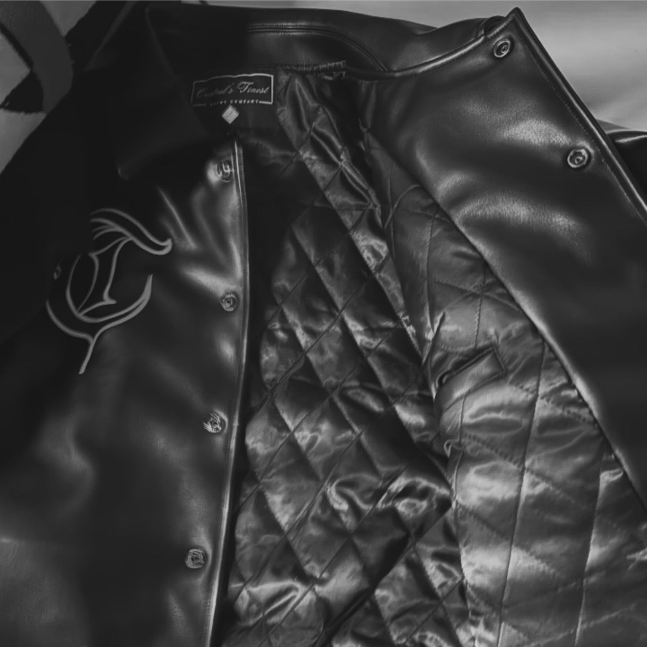 Leather Bomber Jacket