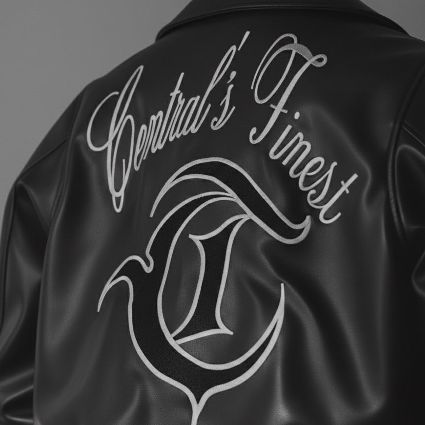 Leather Bomber Jacket